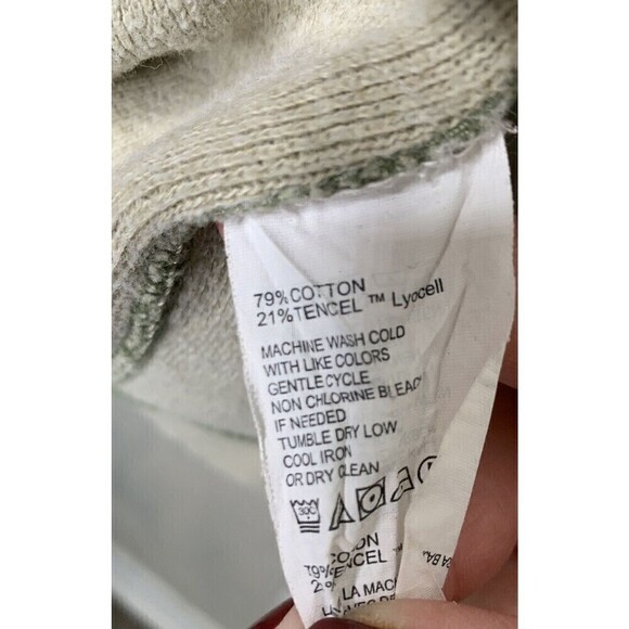 Tommy Bahama Sweater Mens XL Green Tan Reversible Pullover Long Sleeve Sweater - Picture 4 of 9